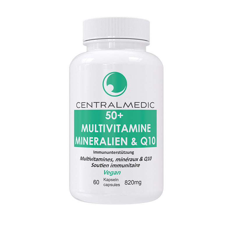 50+ Multivitamine & Mineralien & Q10 - Das Multitalent