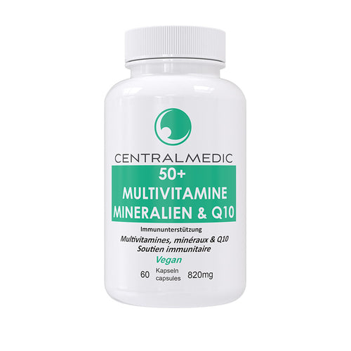 50+ Multivitamine & Mineralien & Q10 - Das Multitalent